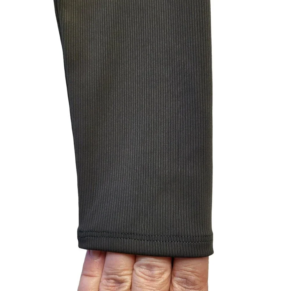 N:Philanthropy Women Casual Top Black Long Sleeve Mock Neck Cutout Ribbed S NWT! - Picture 13 of 15